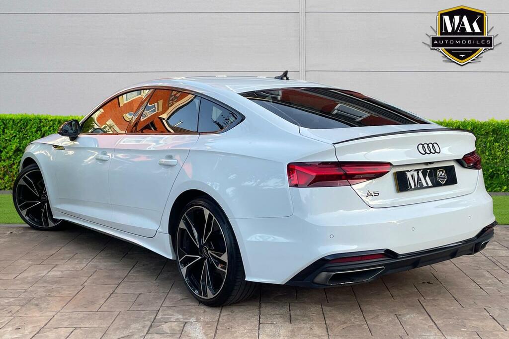 Audi A5 2.0 Tfsi 35 Black Edition Sportback S Tronic Euro White #5
