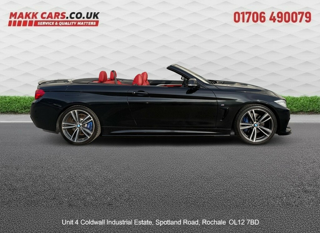 BMW 4 Series Convertible 2.0 420D M Sport Convertible 201766 Black #6