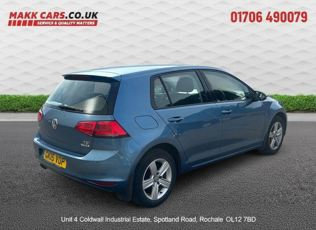 Volkswagen Golf Hatchback 1.4 Tsi Bluemotion Tech Match 201515 GK15VOP Blue #3