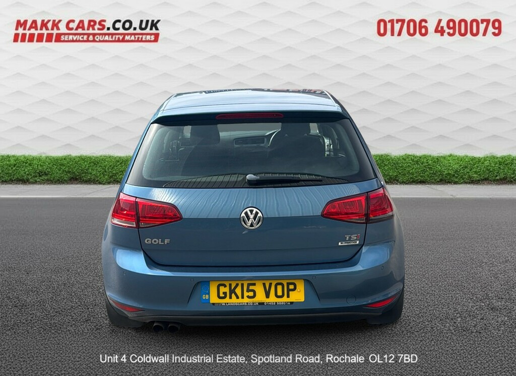 Volkswagen Golf Hatchback 1.4 Tsi Bluemotion Tech Match 201515 GK15VOP Blue #4