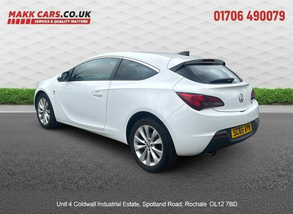 Vauxhall Astra GTC Coupe 1.4 I Turbo Sri 201565 SC65AYN White #5