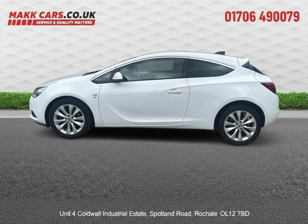 Vauxhall Astra GTC Coupe 1.4 I Turbo Sri 201565 SC65AYN White #6