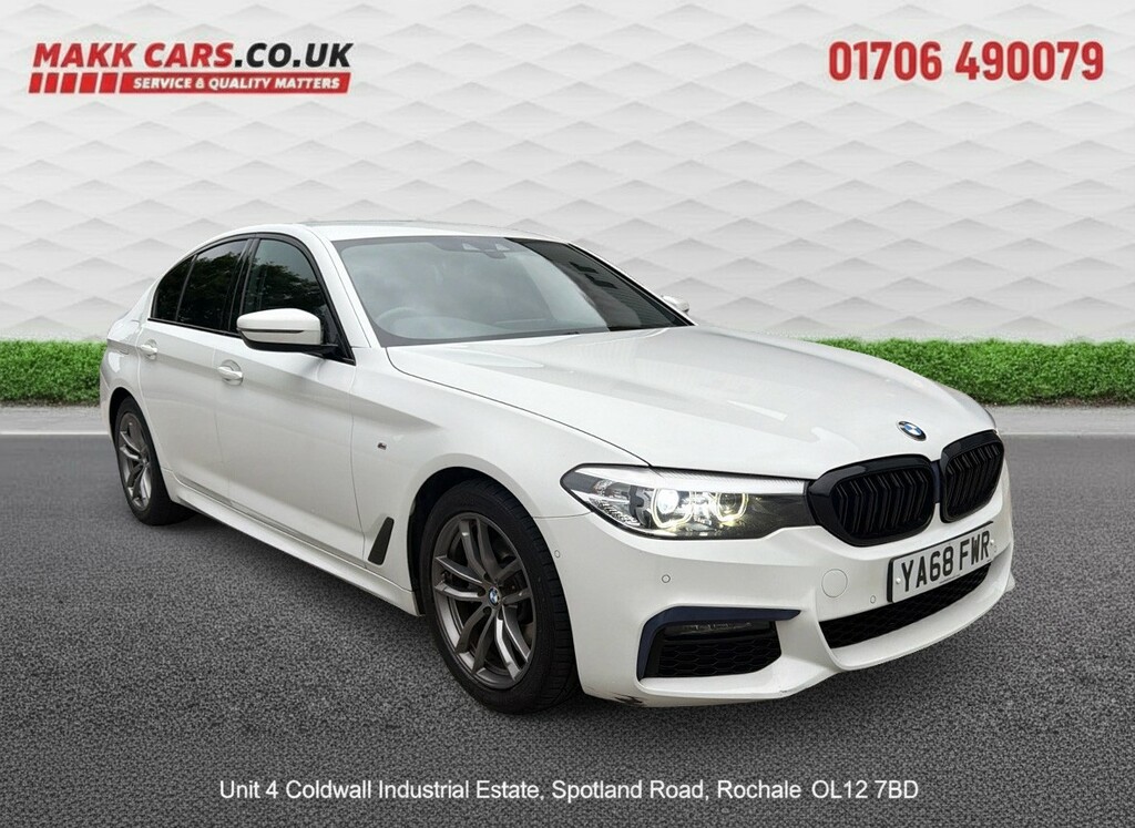 BMW 5 Series 2.0 520D M Sport Saloon White