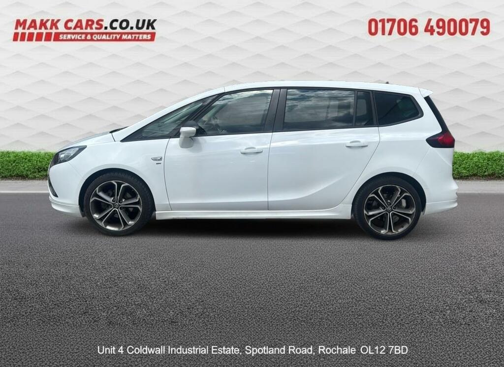 Vauxhall Zafira Tourer 1.6 Cdti Ecoflex Sri White #6