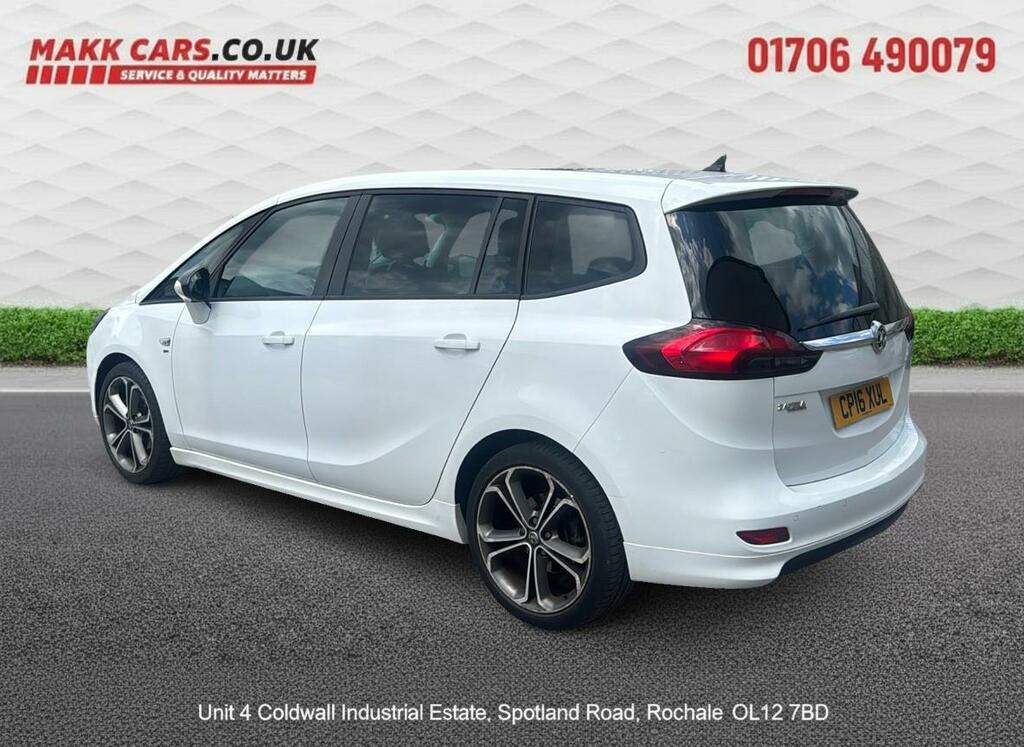 Vauxhall Zafira Tourer 1.6 Cdti Ecoflex Sri White #3