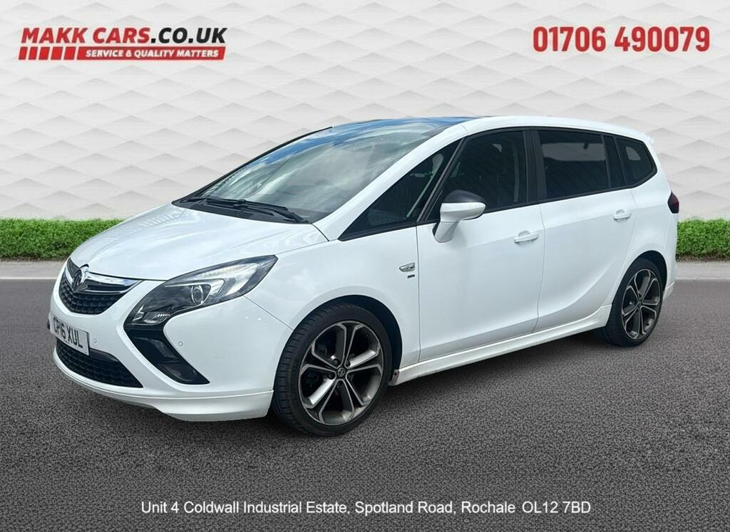 Vauxhall Zafira Tourer 1.6 Cdti Ecoflex Sri White #2