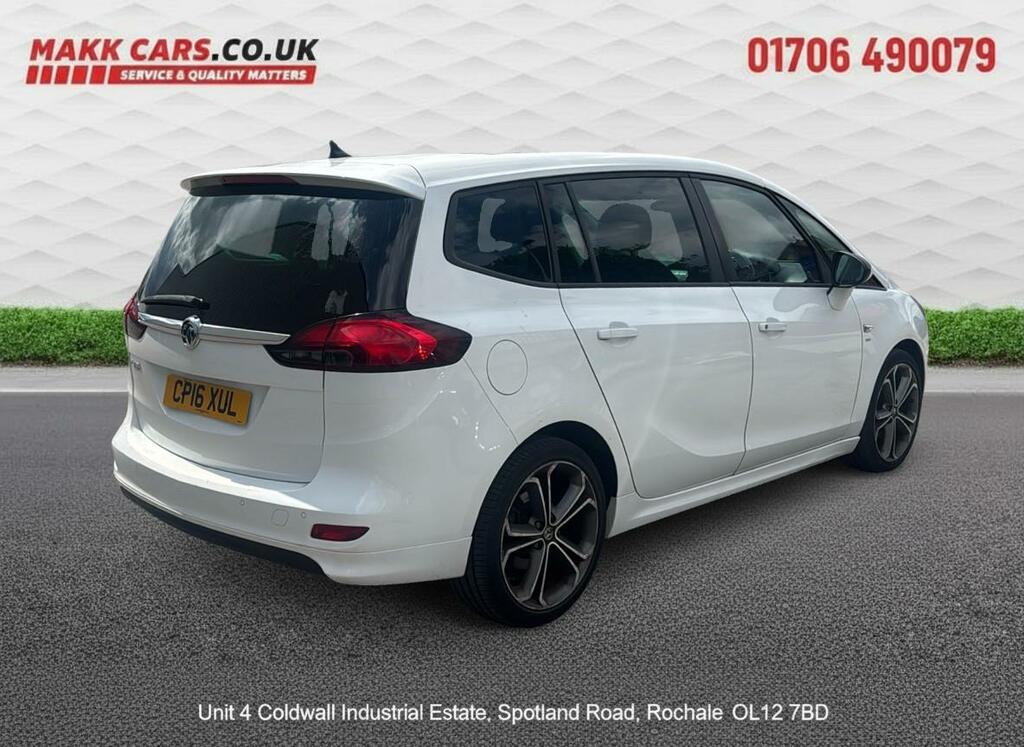 Vauxhall Zafira Tourer 1.6 Cdti Ecoflex Sri White #4