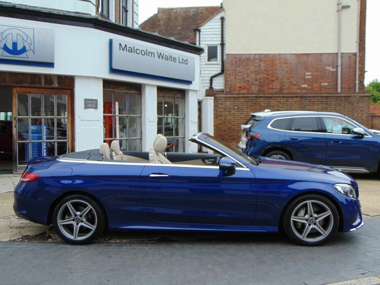 Mercedes-Benz C Class C220d Amg Line Blue #2