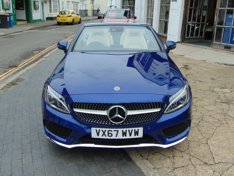 Mercedes-Benz C Class C220d Amg Line Blue #3