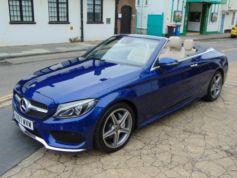 Mercedes-Benz C Class C220d Amg Line Blue #4