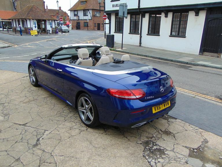 Mercedes-Benz C Class C220d Amg Line Blue #6