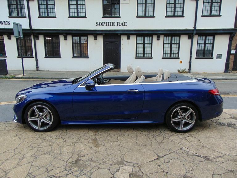 Mercedes-Benz C Class C220d Amg Line Blue #5