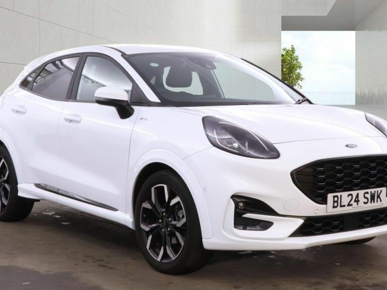 Ford Puma 1.0 Ecoboost Hybrid Mhev St-line X White #4