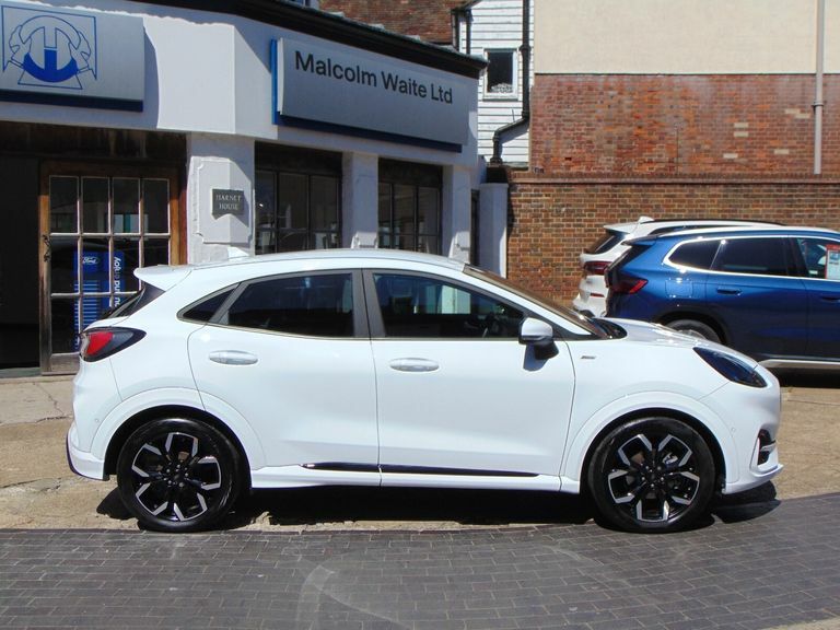 Ford Puma 1.0 Ecoboost Hybrid Mhev St-line X White #2