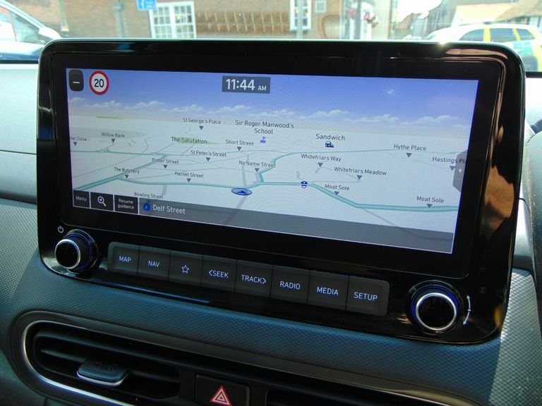 Hyundai Kona 1.6 Gdi Hybrid Premium Dct ET21JZN Blue #3