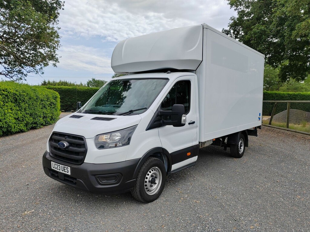 Ford Transit Custom 2.0 350 Ecoblue Leader Luton Fwd White