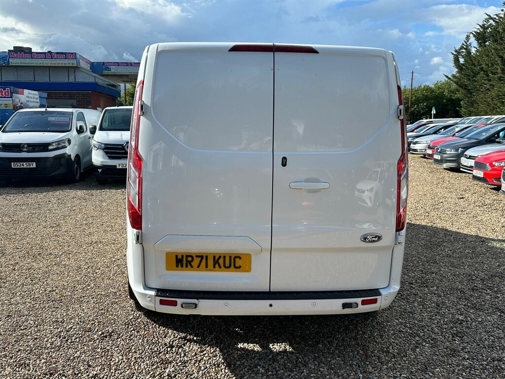 Ford Transit Custom 2.0 300 Ecoblue Limited L2 H1 Euro 6 Ss WR71KUC White #4