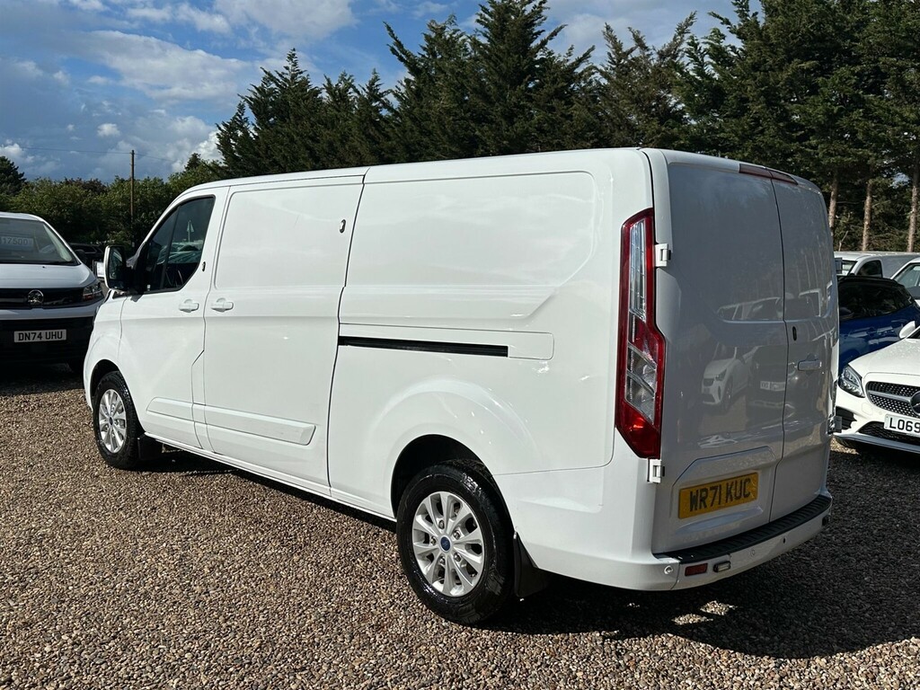 Ford Transit Custom 2.0 300 Ecoblue Limited L2 H1 Euro 6 Ss WR71KUC White #3