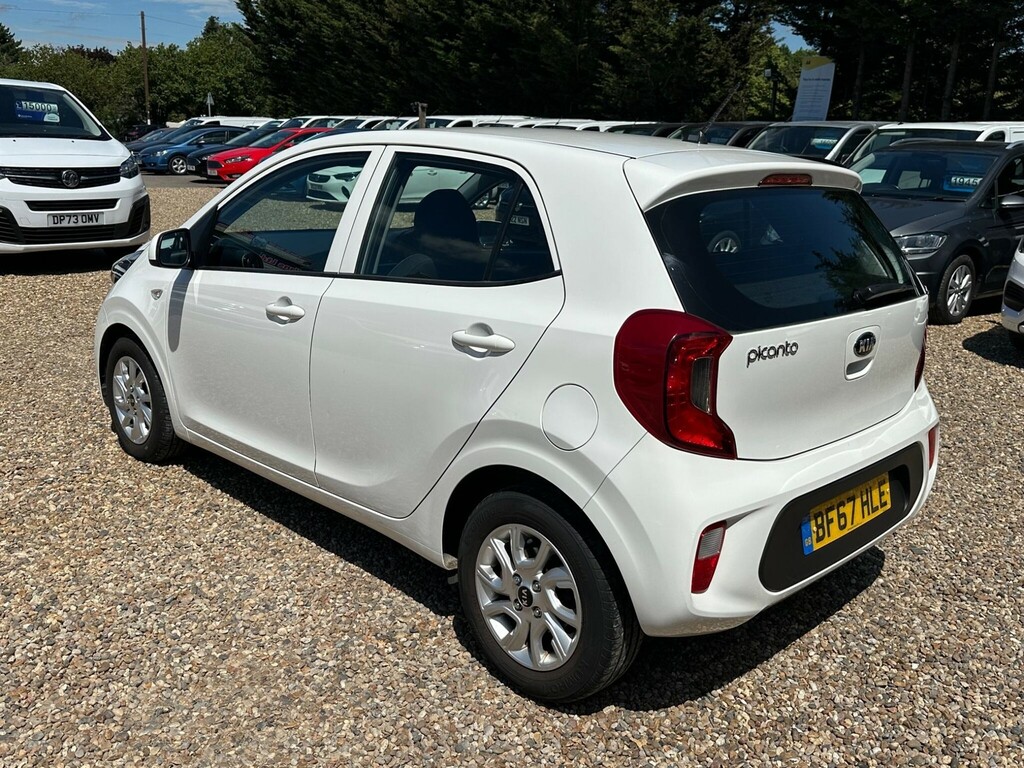 Kia Picanto Hatchback White #3