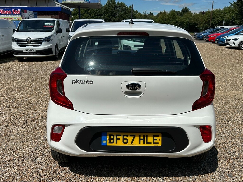 Kia Picanto Hatchback White #4