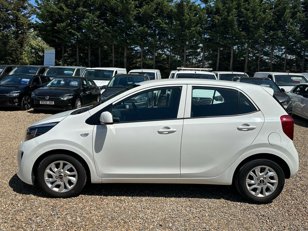 Kia Picanto Hatchback White #2