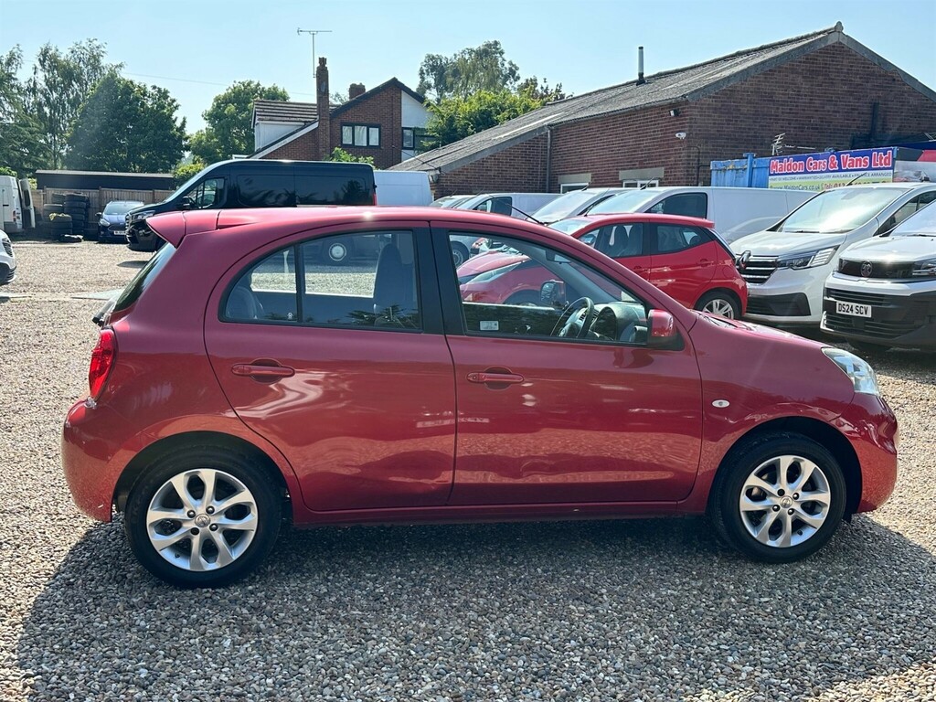 Nissan Micra 1.2 Acenta Cvt Euro 5 Red #6