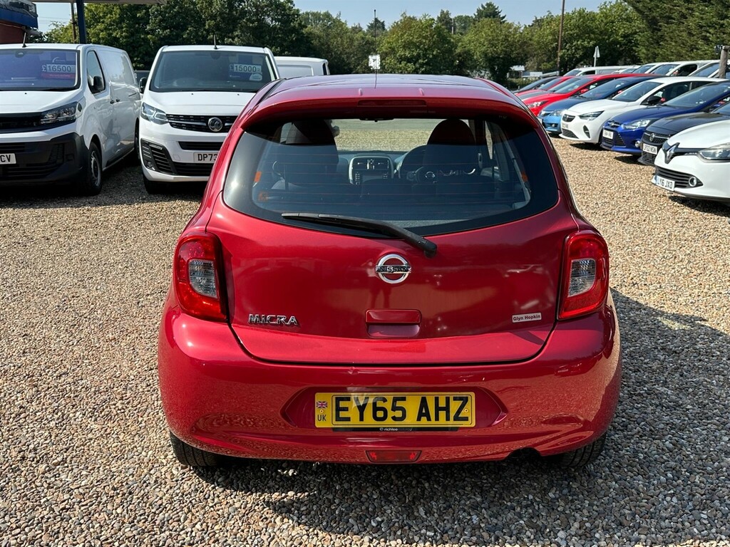 Nissan Micra 1.2 Acenta Cvt Euro 5 Red #4