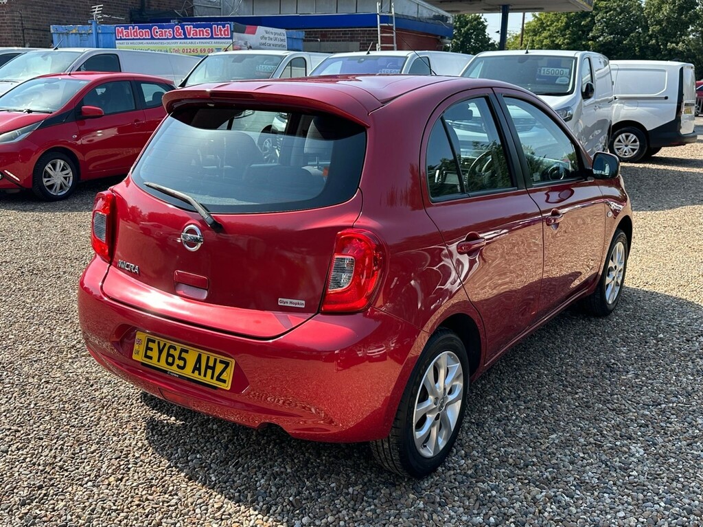 Nissan Micra 1.2 Acenta Cvt Euro 5 Red #5