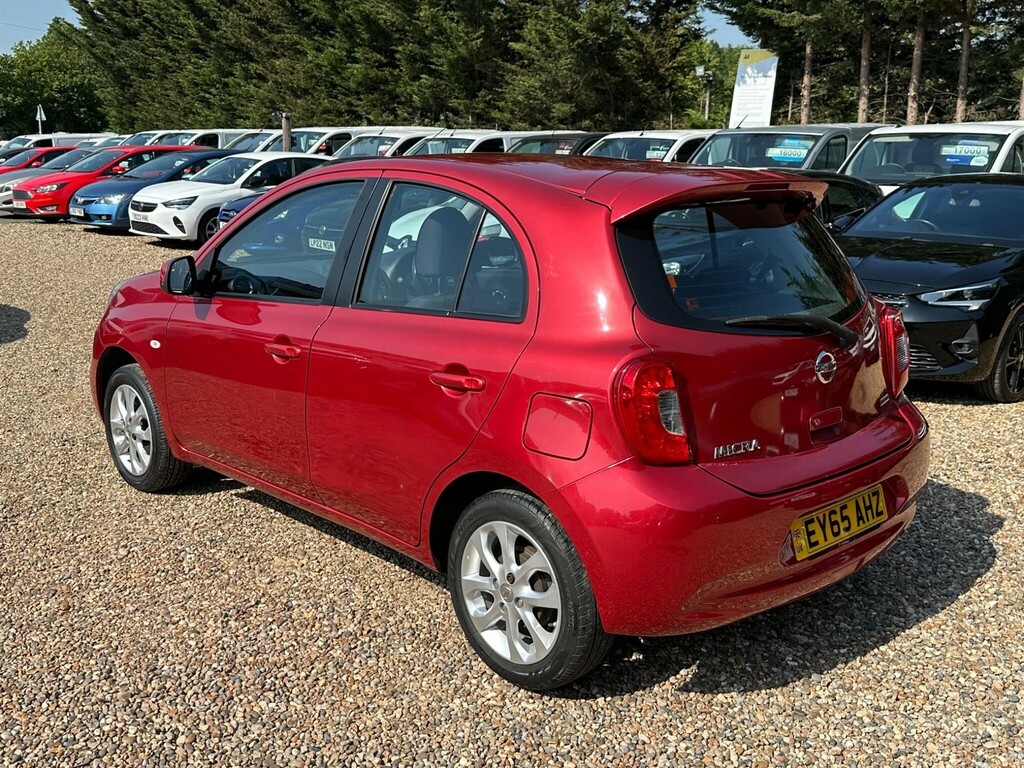Nissan Micra 1.2 Acenta Cvt Euro 5 Red #3