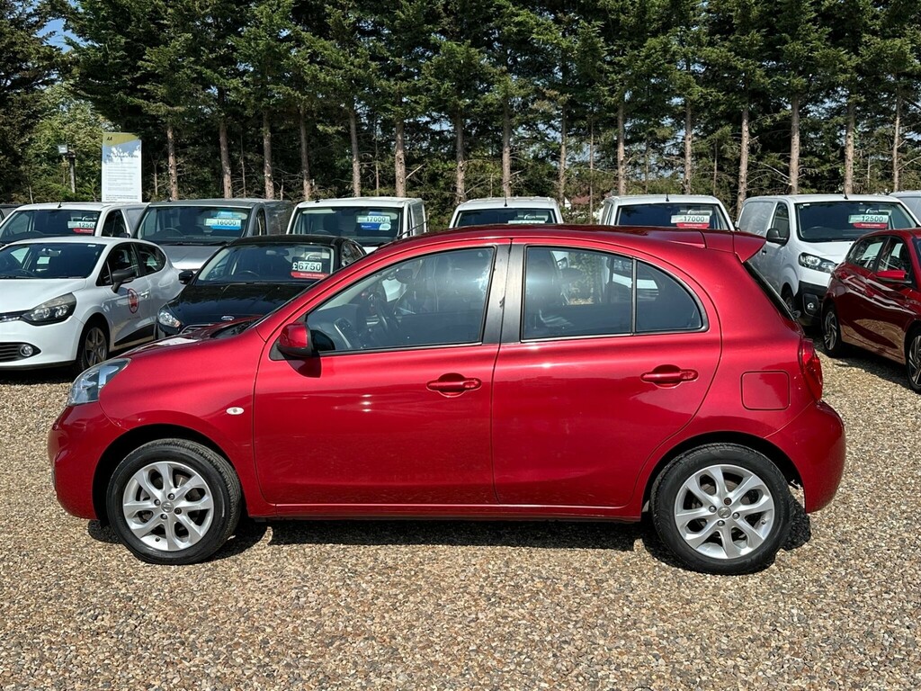 Nissan Micra 1.2 Acenta Cvt Euro 5 Red #2