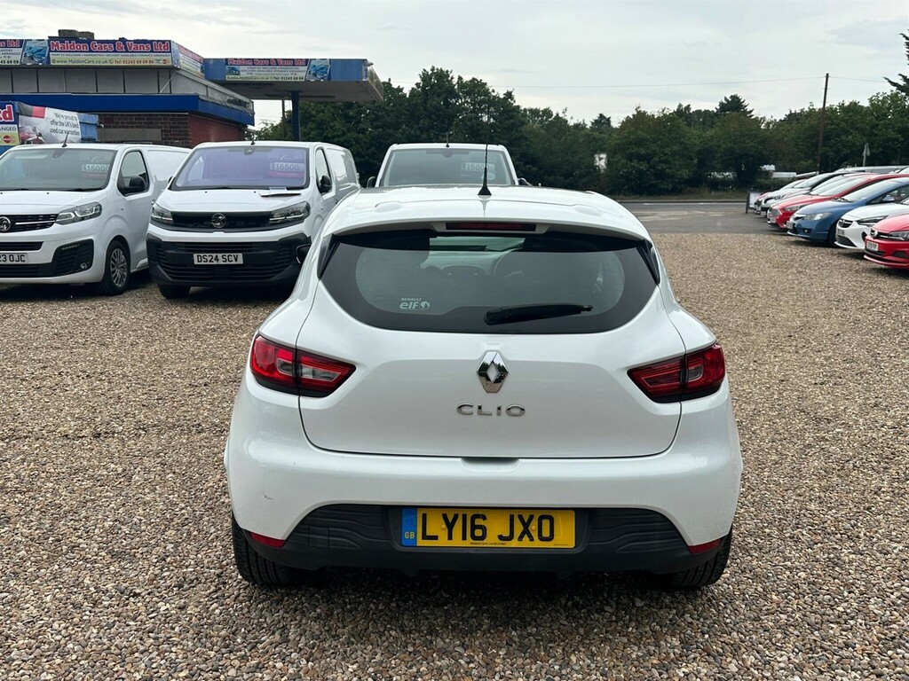 Renault Clio 1.2 16V Play Euro 6 White #4