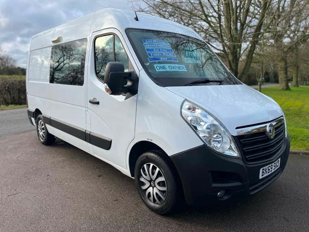 Vauxhall Movano Diesel BK69SKD White #2