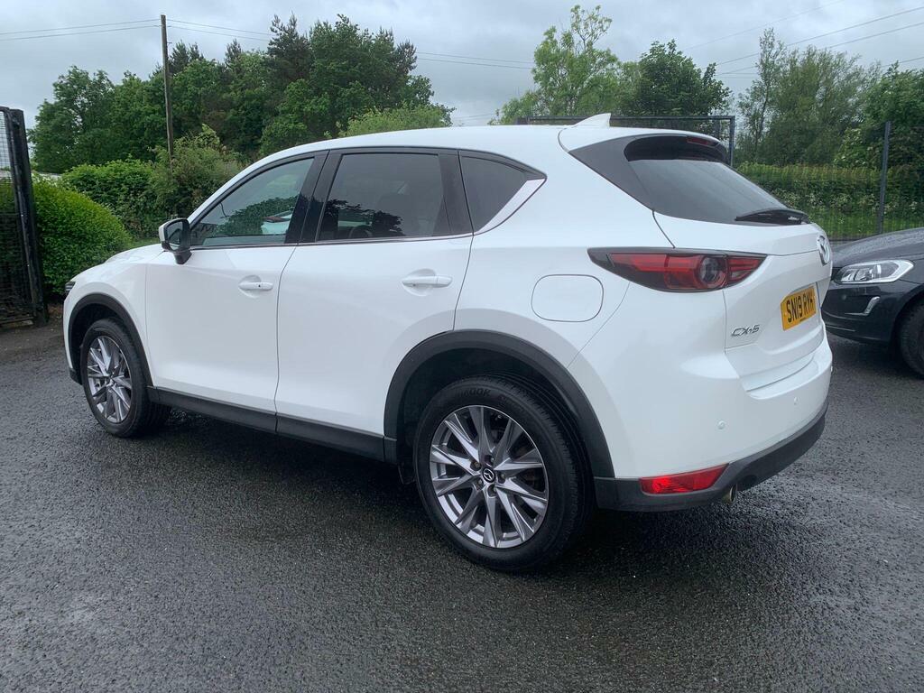 Mazda CX-5 2.0 Skyactiv-g Sport Nav Euro 6 S S White #4