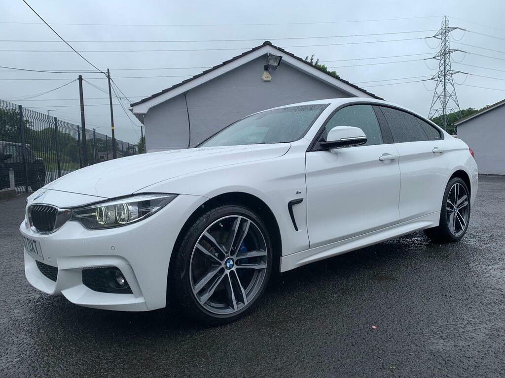 BMW 4 Series Gran Coupe 2.0 420D M Sport Xdrive Euro 6 S S White #2