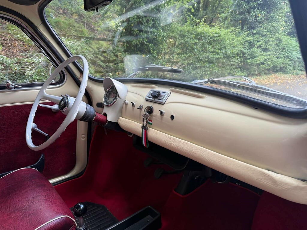 Fiat 500 F Red #24