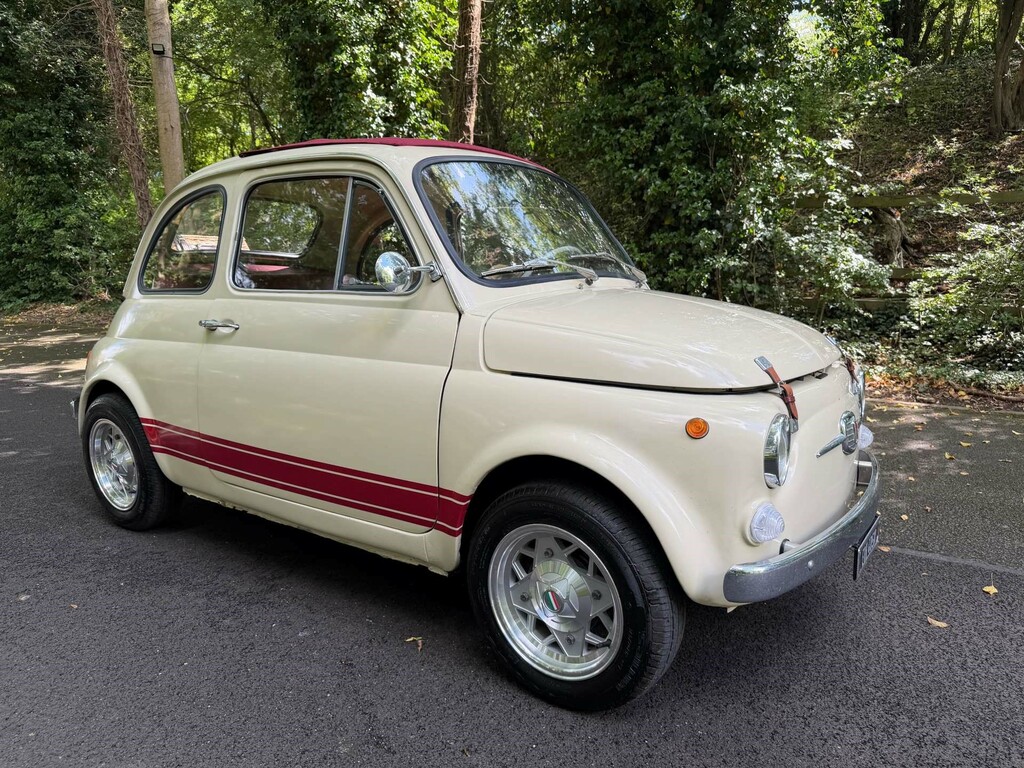 Fiat 500 F Red #7