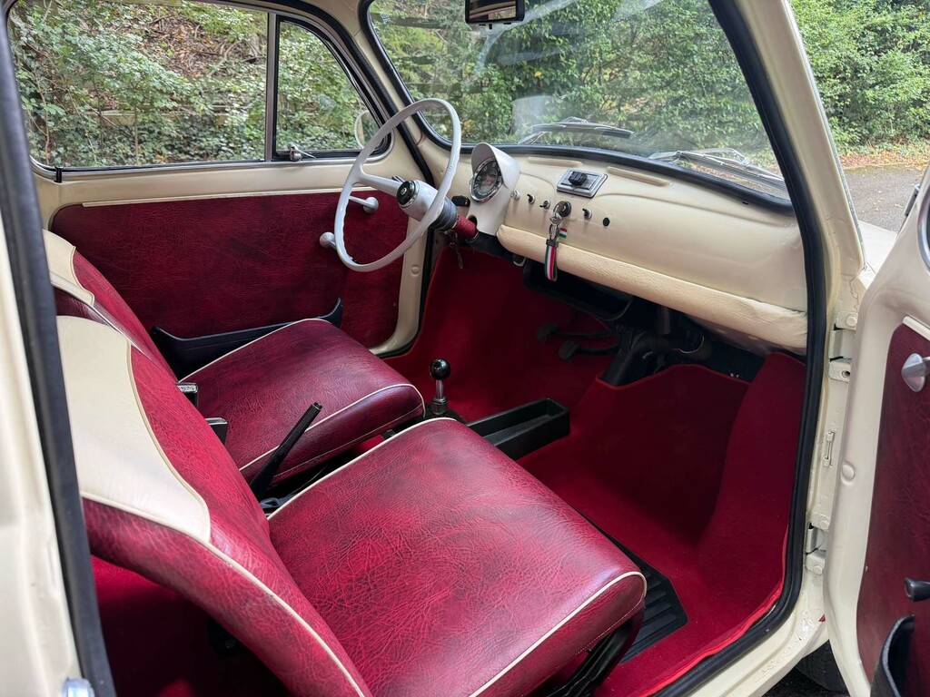 Fiat 500 F Red #23