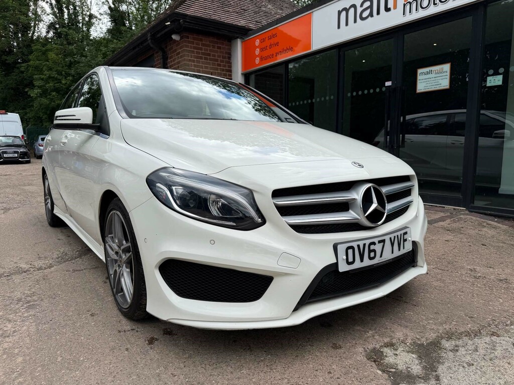 Mercedes-Benz 200 B Amg Line Premium D White #6