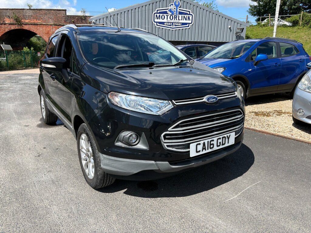 Ford Ecosport 1.0T Ecoboost Zetec Suv 2Wd Euro Black