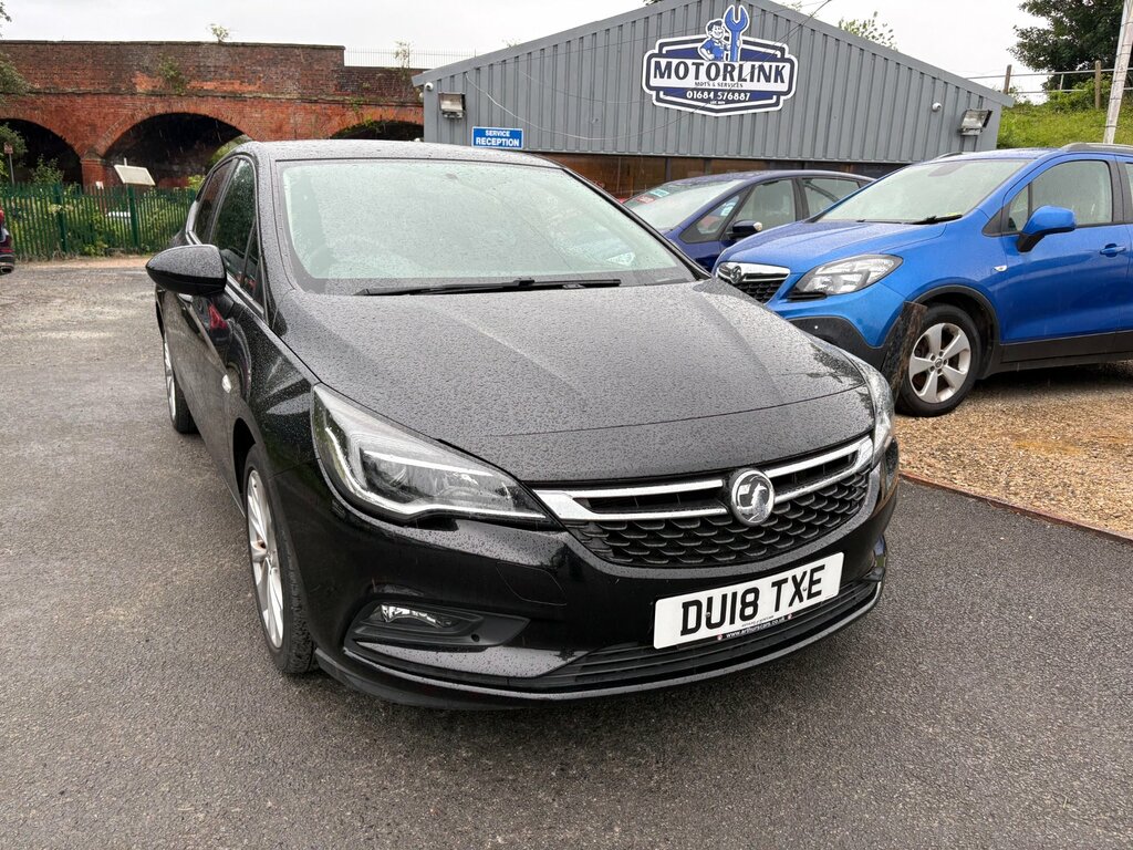 Vauxhall Astra 1.4I Turbo Design Hatchback Euro DU18TXE Black