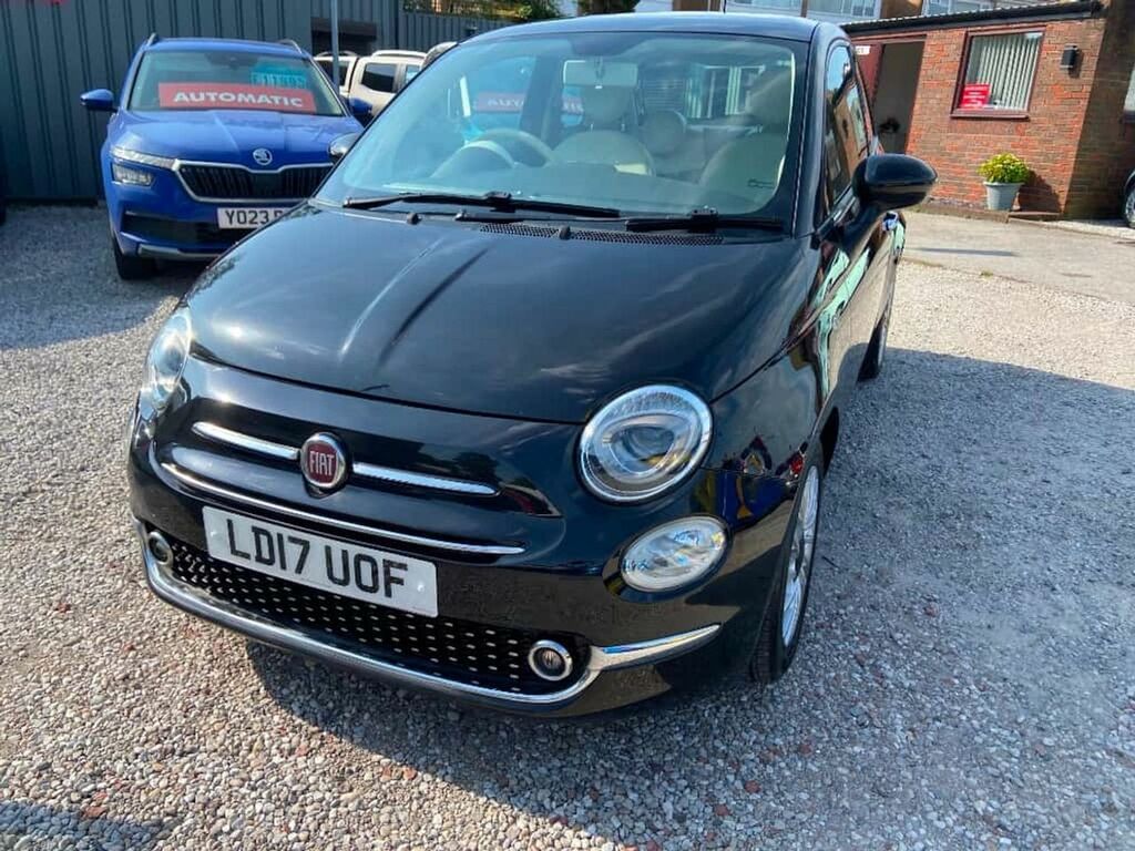 Fiat 500 Lounge Black #4