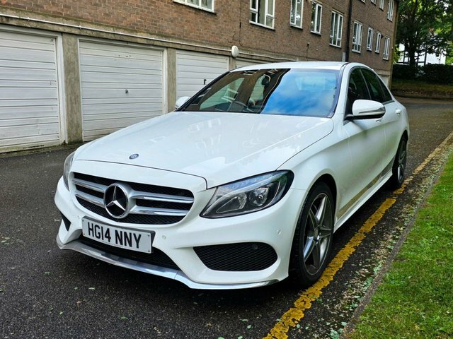 Mercedes-Benz C Class C200 Amg Line Saloon White #3