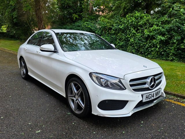 Mercedes-Benz C Class C200 Amg Line Saloon White