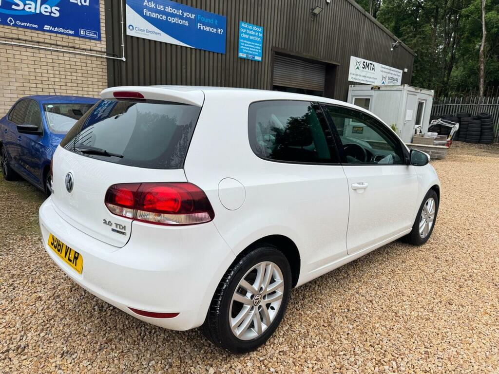 Volkswagen Golf 2.0 Tdi Gt Leather Euro 5 White #3