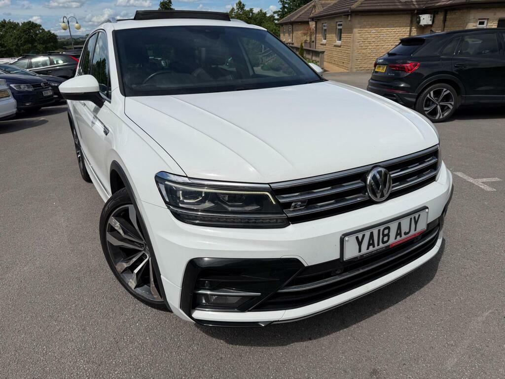 Volkswagen Tiguan 2.0 Tdi R-line Dsg 4Motion Euro 6 S S White #5