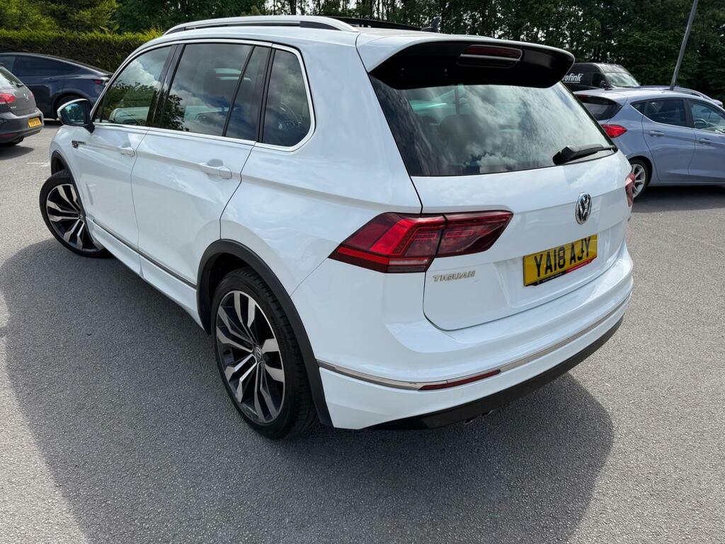 Volkswagen Tiguan 2.0 Tdi R-line Dsg 4Motion Euro 6 S S White #4