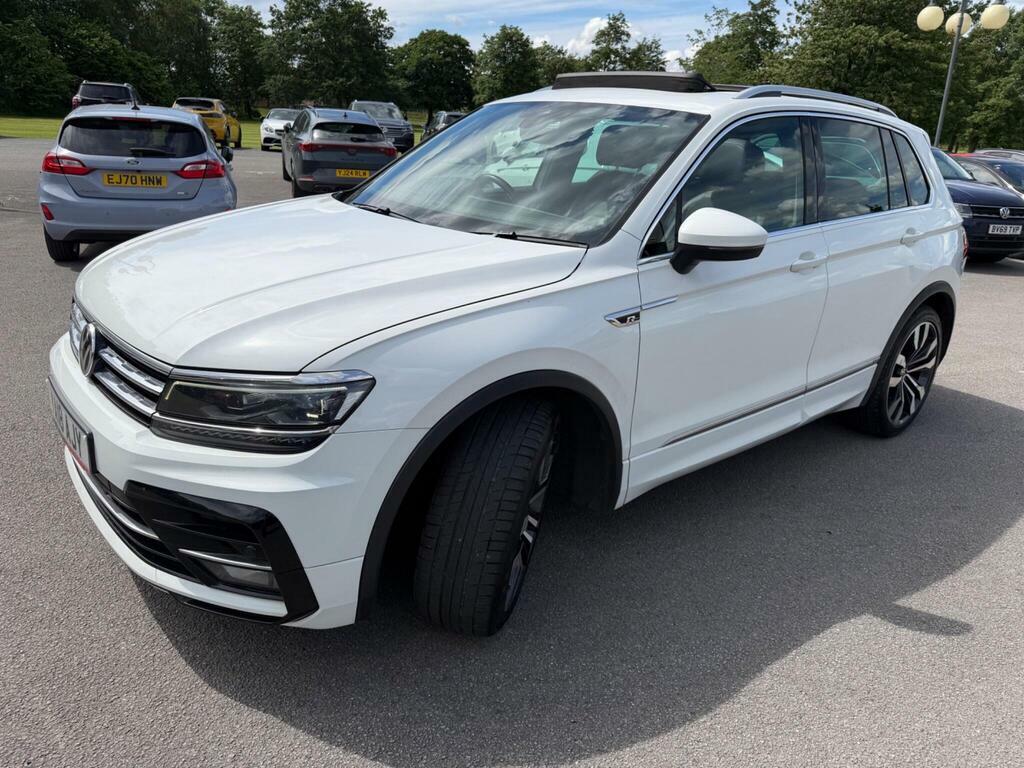 Volkswagen Tiguan 2.0 Tdi R-line Dsg 4Motion Euro 6 S S White #3
