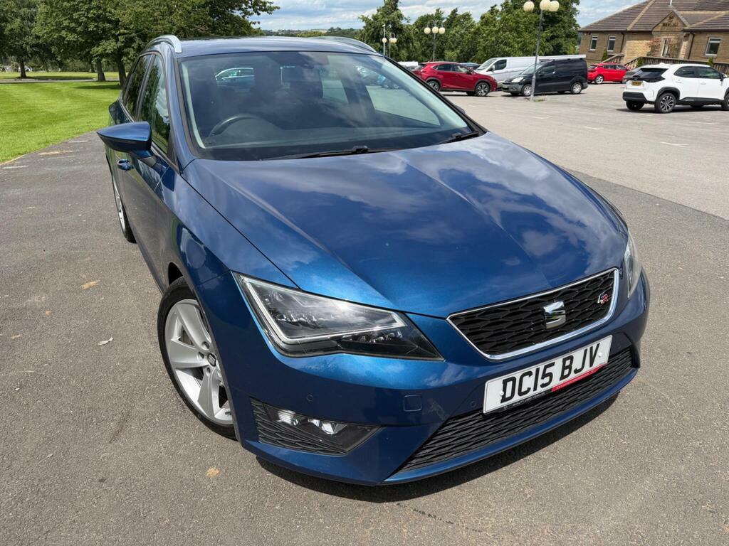 Seat Leon 2.0 Tdi Cr Fr Sport Tourer Euro 5 S S Blue #5