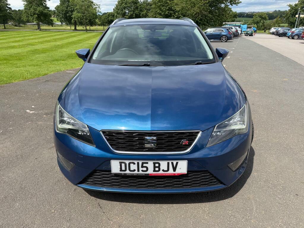 Seat Leon 2.0 Tdi Cr Fr Sport Tourer Euro 5 S S Blue #2