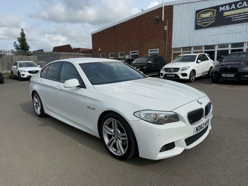 BMW 5 Series 2.0 520D M Sport Euro 5 S S White